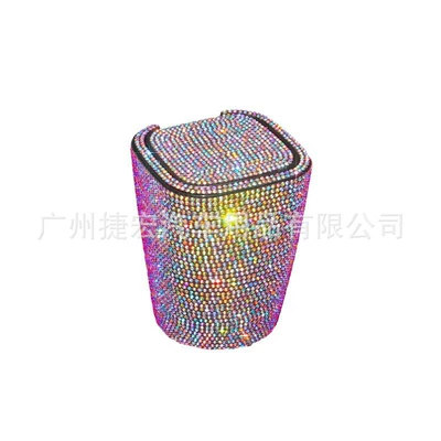 Diamond Flame-Retardant Covered Multi-Functional Crystal Car ashtray