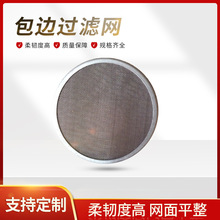 不锈钢圆形水槽气液漏网过滤网厨房铝包边过滤网片筛网过滤片网孔