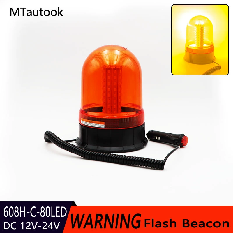 80LED 40W автомобильная светодиодная Автомобильная вспышка сигнальная лампа Инженерная машина школьный автобус крыша короткая строка длинный стробоскоп