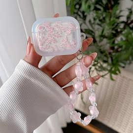 ins宫廷花碎花 适用苹果蓝牙airpods pro保护套airpods4代耳机壳