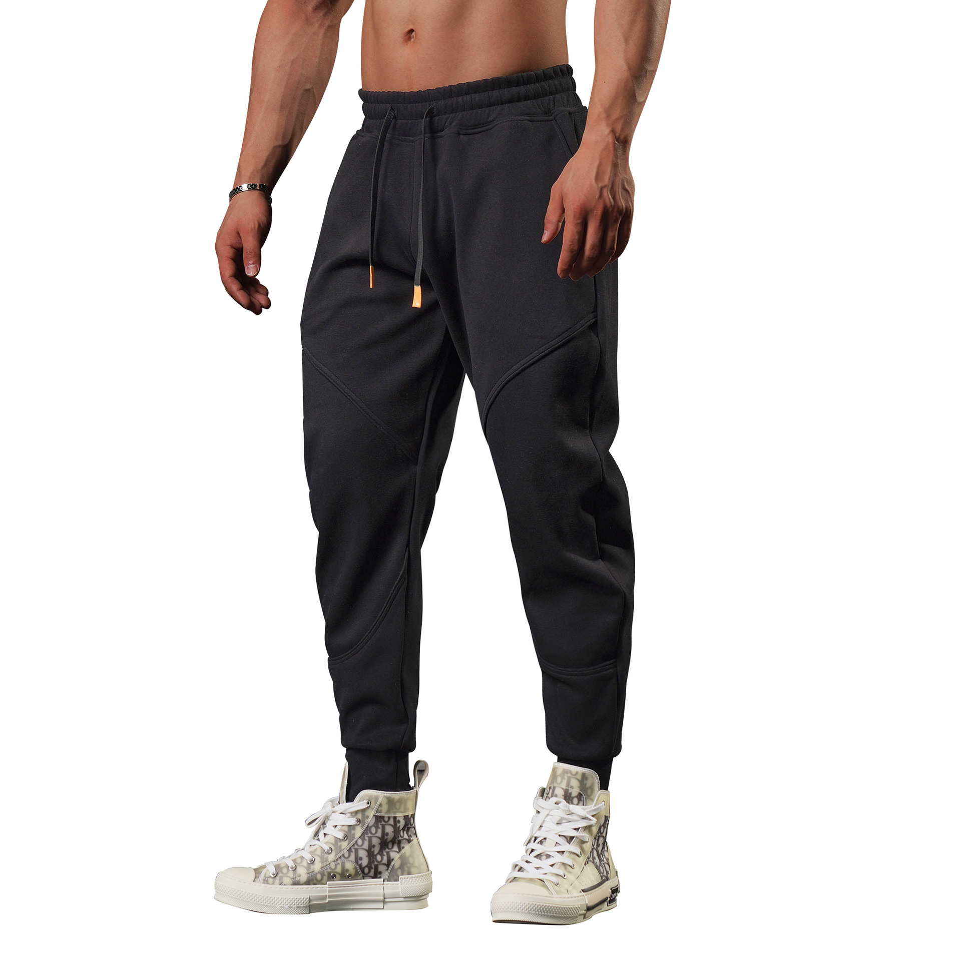 Men's Solid Color Sports Loose Men's Bottoms display picture 5