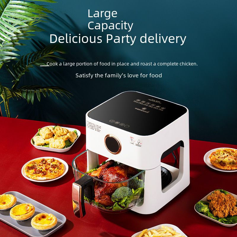 Shenhua Visual Air Fryer, Household Multifunctional French Fry Maker, Wholesale Fully Automatic Gift Smart Electric Fryer