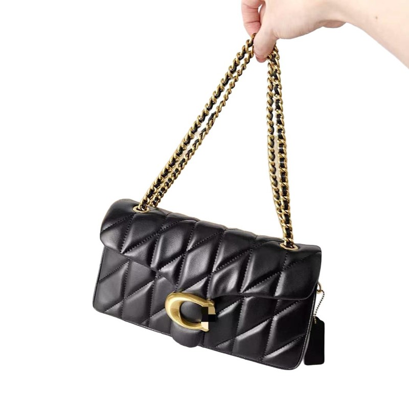 Coco C 新しい菱形キルティングタビーストライプスモールフレグランスチェーンボーエンバッグ脇の下ショルダークロスボディレディースバッグ|undefined