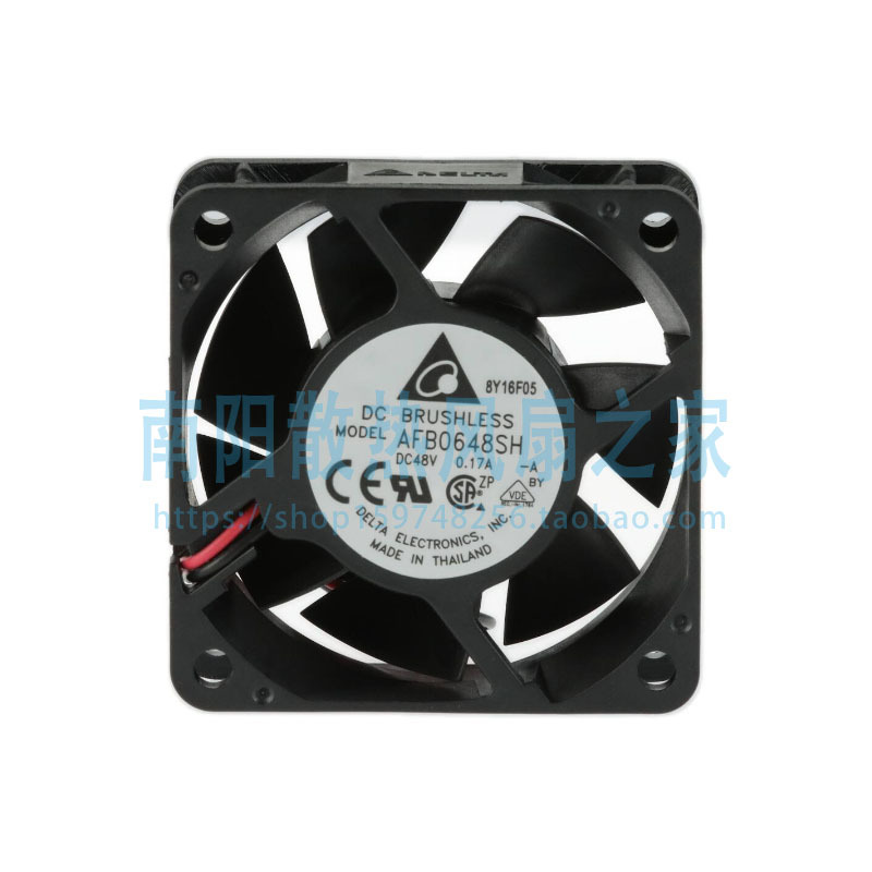 Delta/台达 AFB0648SH-A DC48V 0.17A 6025 6CM 服务器 散热风扇