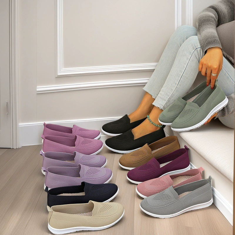 Старая пекинская обувь из ткани женская обувь большого размера трансграничная обувь женская весна дышащая женская повседневная обувь внешняя торговля женская обувь TEMU от имени наклейки