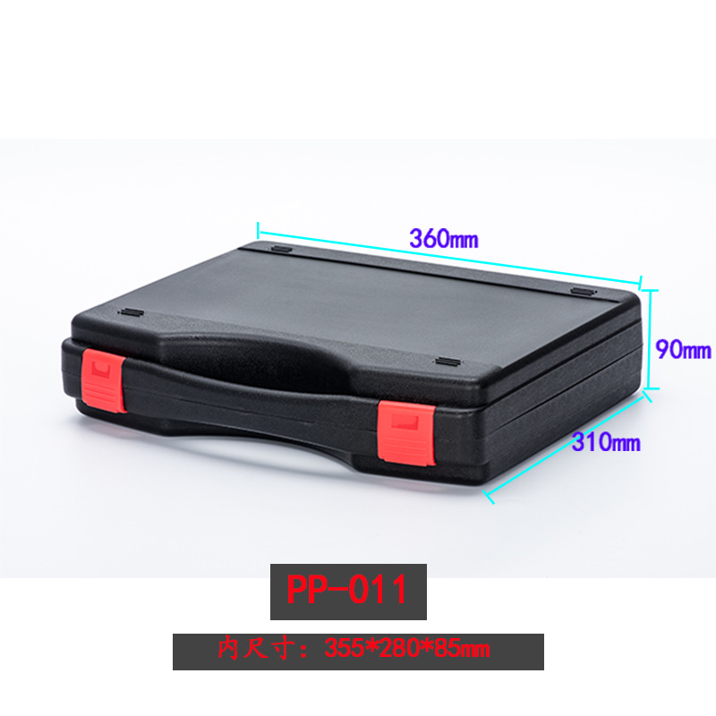 Caja de herramientas de hardware PP Caja de protección de instrumentos ABS Caja de embalaje de plástico general para dispositivos electrónicos de fotografía