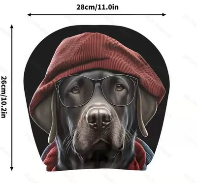 Universal seat cover: labeled and shipped on behalf of - red-hat-puppy-double-sided-printing-1-piece