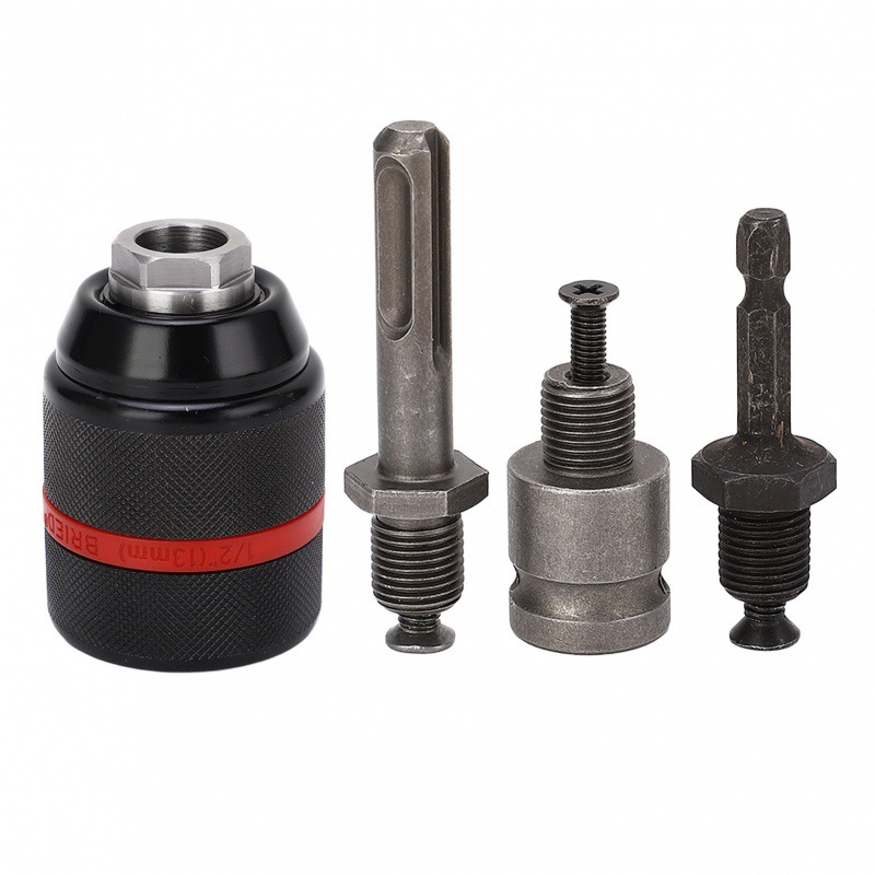 Taladro Chuck trinquete taladro Chuck autoblocante Chuck 10 Mm3/8 13 MM1/2 adaptador Chuck con biela