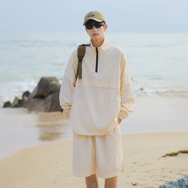 2025 Jacket Men's Spring and Autumn New Fashionable Brand Frock Handsome Casual High-end Sense Teenagers Street Fried Loose Jacket