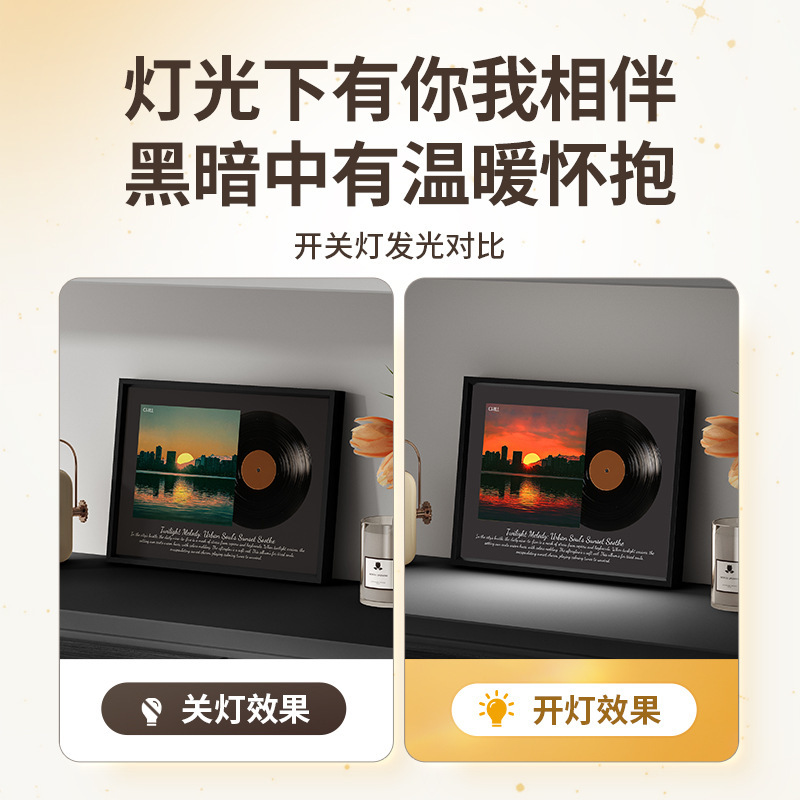 Fan Yi インターネットセレブ Bluetooth スピーカー絵画ビニールノスタルジックな夕焼けの雰囲気屋外デスクトップクリエイティブ小型スピーカー|undefined