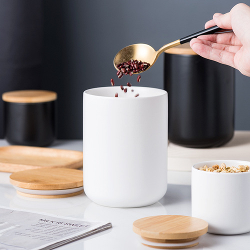 Moyi Jianpin sealed jar household food-grade grain storage jar moisture-proof ceramic storage jar storage jar
