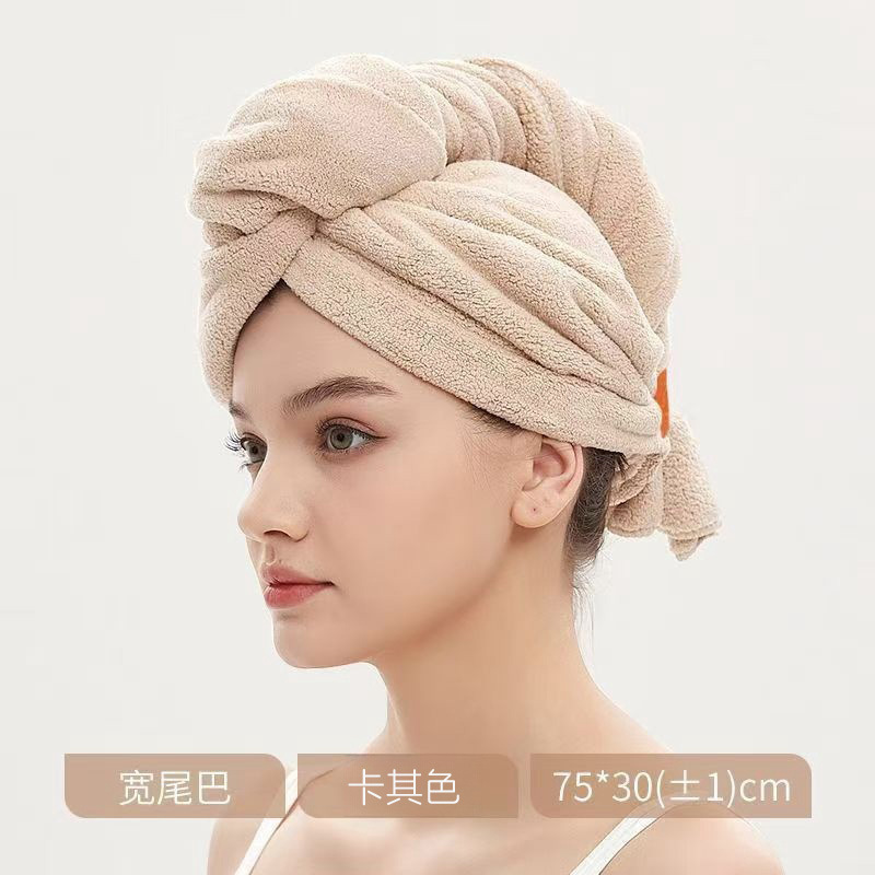 ドライヘアキャップ 超吸水速乾 ワンピース 2025年新作 女性 大人 ロングヘア ブローフリーヘアラップ 大判タオル|undefined