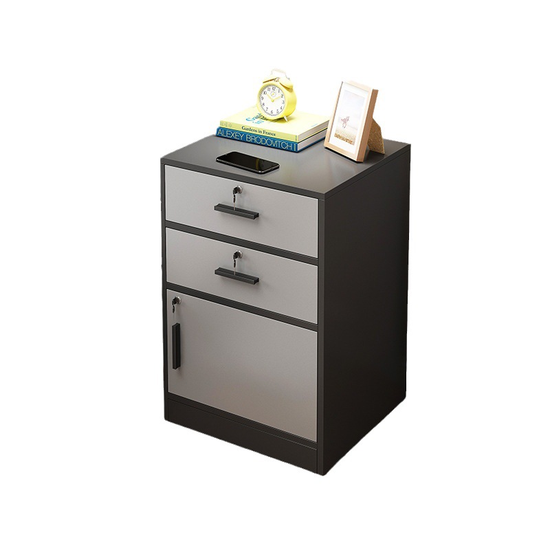 Mesita de noche simple dormitorio moderno casa armario de noche cajón con gabinete de almacenamiento gabinete bajo gabinete pequeño