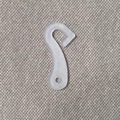 可回收塑料掛鈎 黑色問號吊勾 PP襪鈎 單孔塑料鈎 冬天棉帽子掛勾