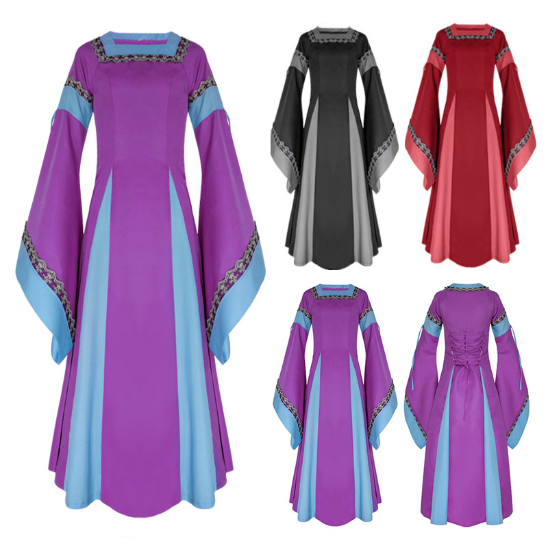 Medieval women's clothing Amazon Renaissance women's medieval clothing Irish long dress
