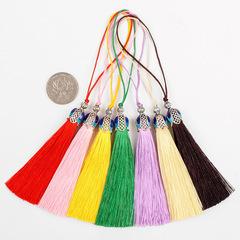 Jingtai Blue Feathered Elegance, Blue Hat Crown with Feathered Tassels, Vertical Anti-Wrinkle Tassel Decorative Clothing Pendant, Feathered Tassel Phone Case with Tassel Decor