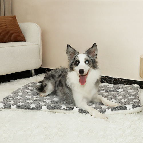Dog and Cat Bed, Thick and Warm Sleeping Mat for Autumn and Winter, Pet Cage Mat for All Seasons