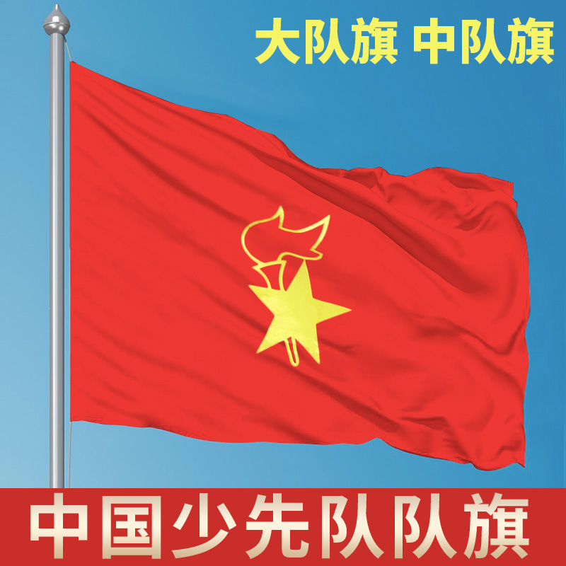 少先队中队旗手摇旗手持大队旗小队旗中队旗杆2号3号4号大队旗户|undefined