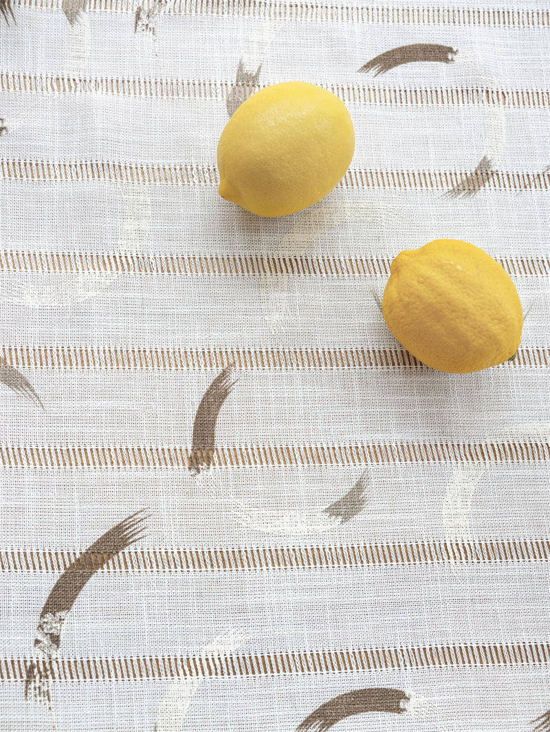 INS Rechteckige Tischdecke aus Vollpolyester, Jacquard-Druck, hohl, geometrisch gestreift, mit Quasten, für Couchtisch und Esstisch_voghion.com