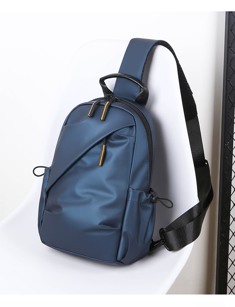 Outdoor Travel Leisure Sports Oxford Cloth Anti-splashing Tide Brand Multi-functional Men's Messenger Breast Bag_voghion.com