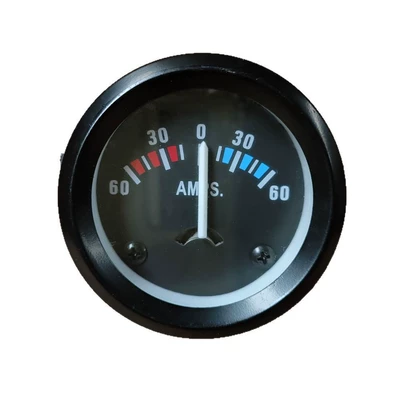 12V universal 52MM avtomobil modifikasiyası göstəricili ağ korpuslu ampermetr