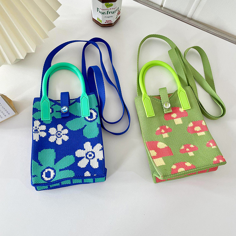 Lindo de dibujos animados mini bolso del teléfono femenino nicho diseño estilo coreano versátil hombro crossbody bolso monedero bolso