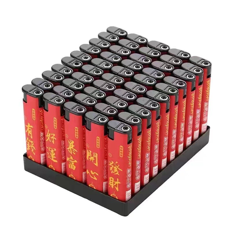 【格安処分50個】使い捨て厚型防爆電子明火防風ライター スーパーマーケット小売|undefined