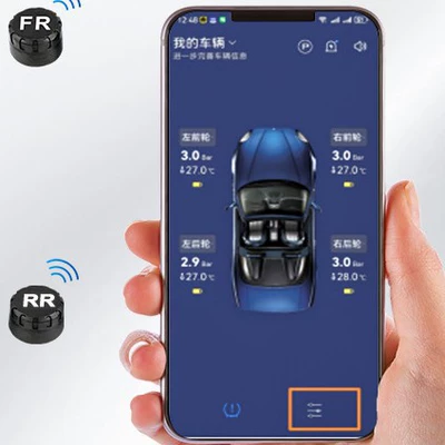 Tire pressure monitoring system | Bluetooth Tire Pressure Monitoring