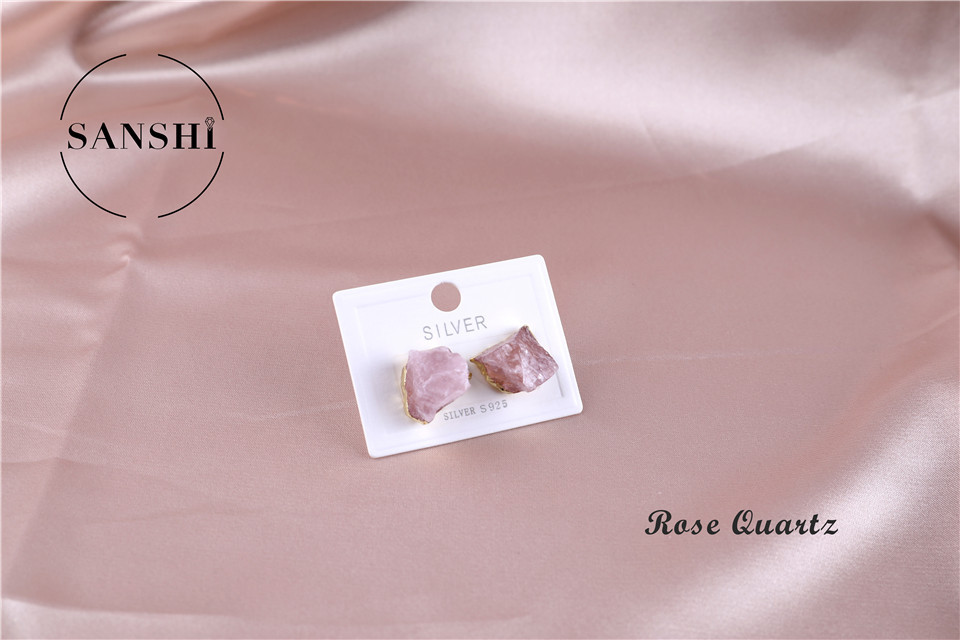 9g Weight 301 Stainless Steel Ear Needle Material Ear Studs Classification 1 Pair Quantity Holiday, Banquet Occasion Crystal Material Geometric Pattern Unisex Gender Plating Design Casual, Elegant, Lady Style 1 Pair Casual Elegant Lady Geometric Plating Crystal Ear Studs 6