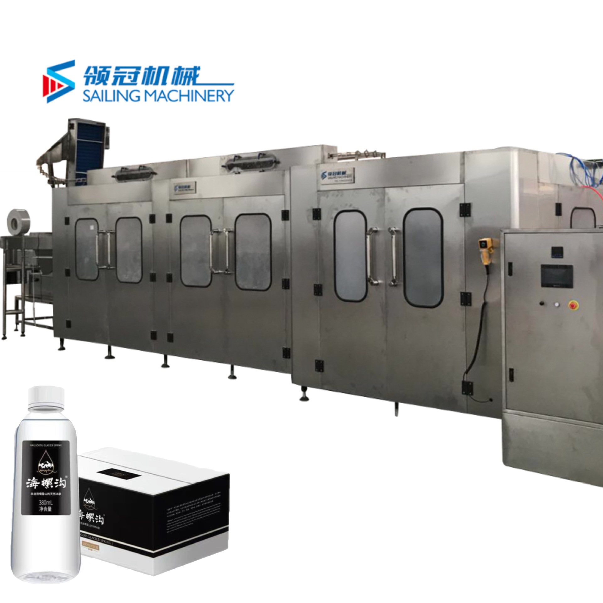 腾尔达全自动三合一果汁饮料灌装机械  小型液体灌装机生产线设备