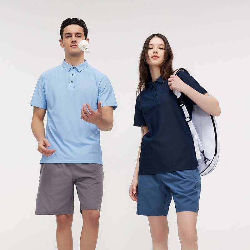 Ropa de secado rápido para hombres y mujeres de verano Camisa de polo de alta gama Tenis Club de Golf manga corta en stock LOGO imprimible