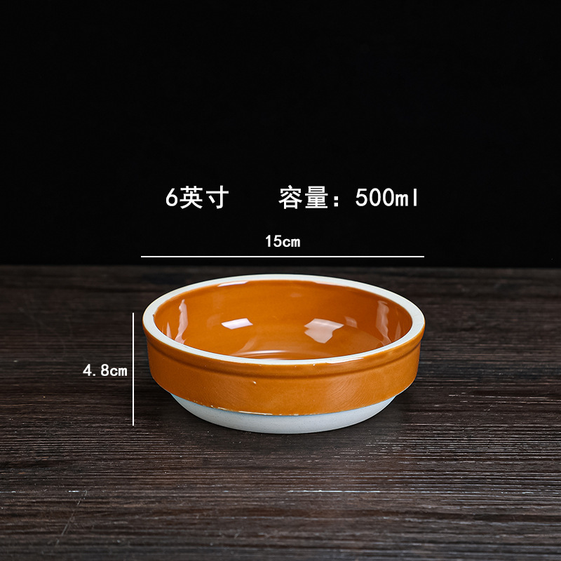 湘菜碗蒸饭碗土陶蒸笼饭碗饭店专用钵仔碗陶瓷饭钵蒸菜碗蒸饭土碗|undefined