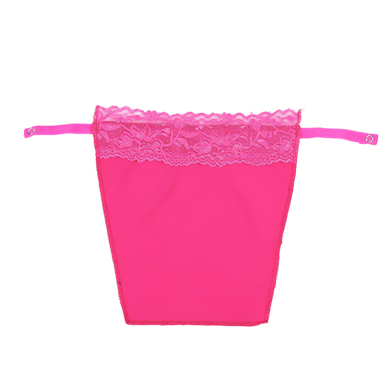 En stock anti-exposición artefacto tubo de una sola pieza de tela superior primavera y verano cuello falso fino encaje tubo sin costuras paño superior