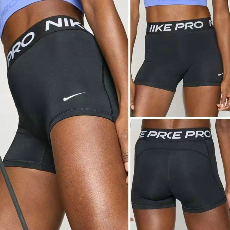 European and American Style High-Waisted Butt-Lifting Yoga Pants Outdoor Sports Running Letter Print Quick-Dry Fitness Shorts Women's Tummy Control Shorts