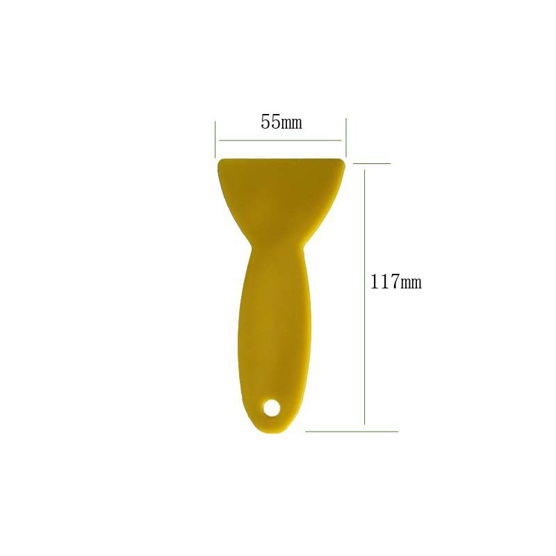 Auto película triangular raspador de plástico pequeño raspador de mano pegatinas anti-deformación herramienta de raspador especial al por mayor