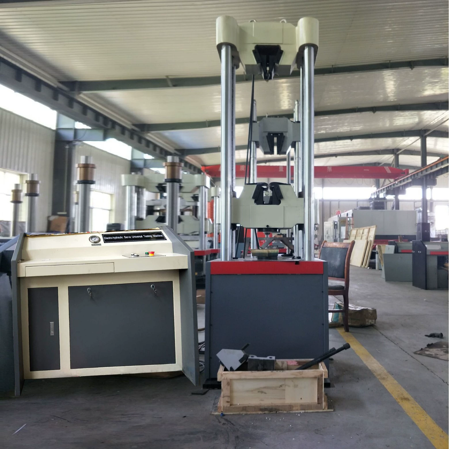 Сервопривода машины испытания 1000КН ломая силы стренги зазубрины тестер стальной растяжимый гидравлический всеобщий растяжимый