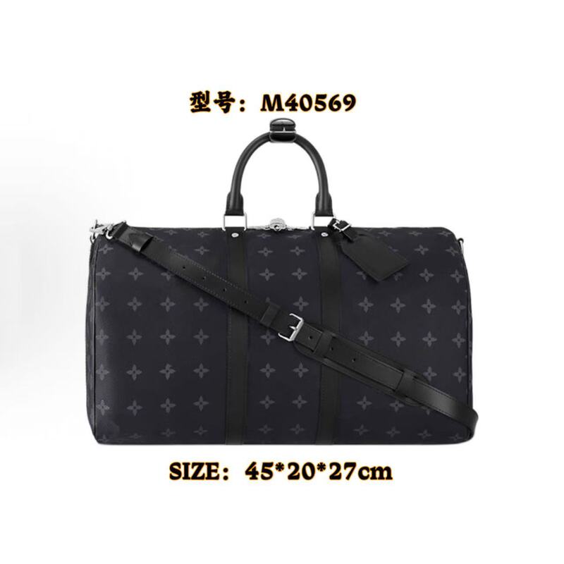 新しい高品質 keepall45cm トラベルバッグ荷物バッグ大容量トラベルバッグビジネストラベルポータブルフィットネスバッグ|undefined