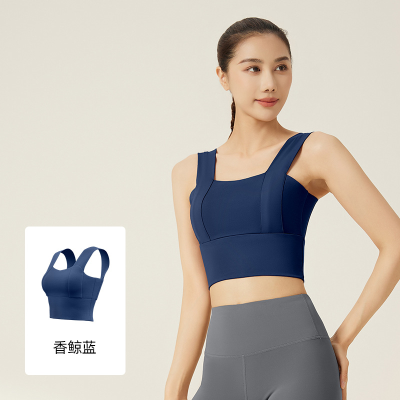 Juyitang ropa interior deportiva Estilo Chaleco transfronterizo de alta resistencia a prueba de golpes push-up deportes fitness yoga sujetador