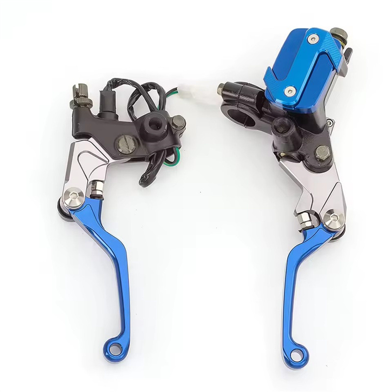 Suitable for Off-Road Motorcycles Like Honda, Yamaha, Kawasaki, Suzuki, Ktm, Etc., Modified Anti-Fall Brake Pump Handlebar Horns