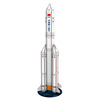 Three dimensional aerospace brainteaser, rocket, spaceship, astronaut, toy, in 3d format, science and technology, handmade