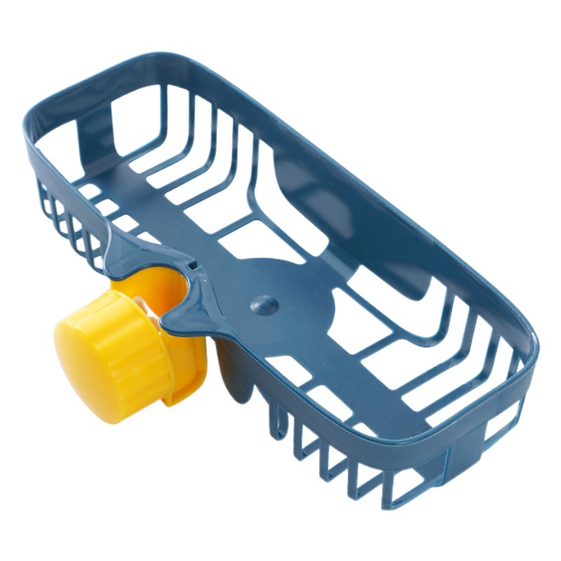 Rack de almacenamiento de grifo de cocina creativo fregadero de drenaje rack ponche-libre de lavado de platos paño esponja cepillo fregadero rack de almacenamiento