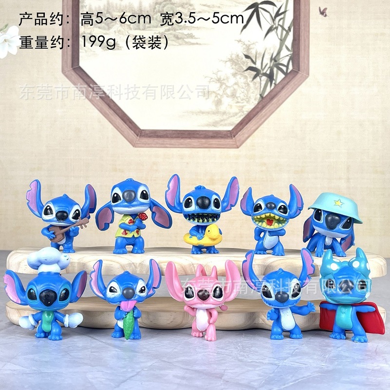 国境を越えたスティッチフィギュアハロウィンスティッチ人形ブラインドボックスガシャポン人形マシン装飾品卸売ドロップシッピング|undefined