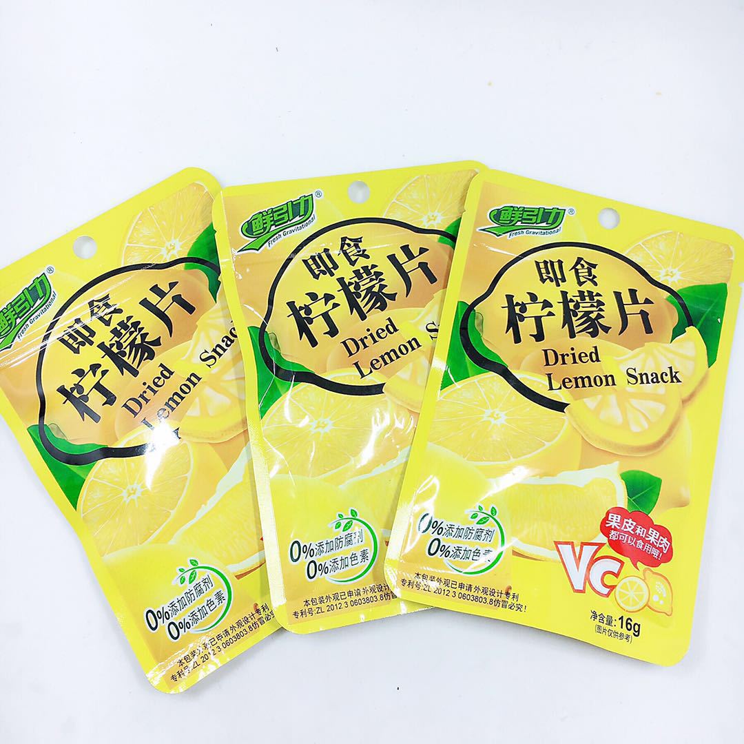 Fresh Gravity ready-to-eat lemon slices, red grapefruit, candied fruit, 50 sachets per box