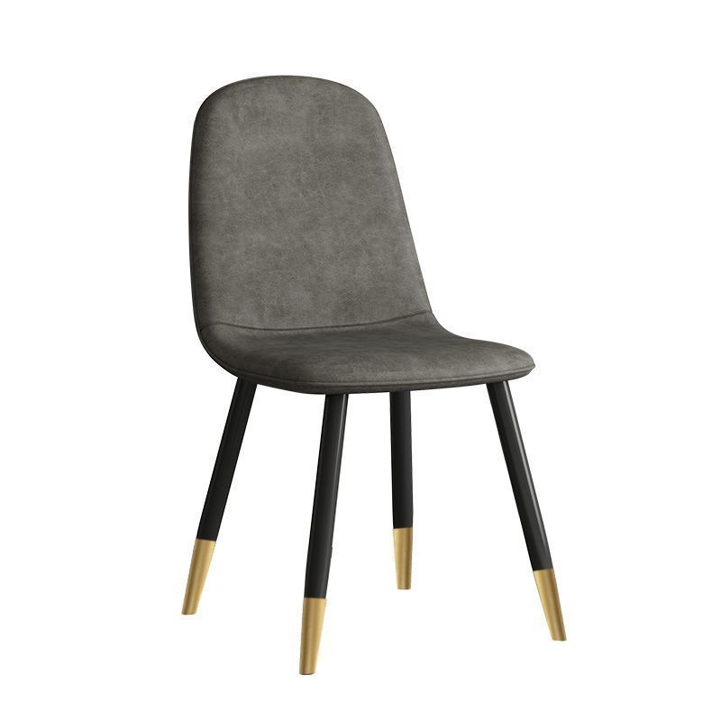 Sillas de comedor sillas de ocio domésticas nórdicas lujosas sillas de respaldo de hierro forjado modernas y simples sillas de mesa de negociación sillas de comedor