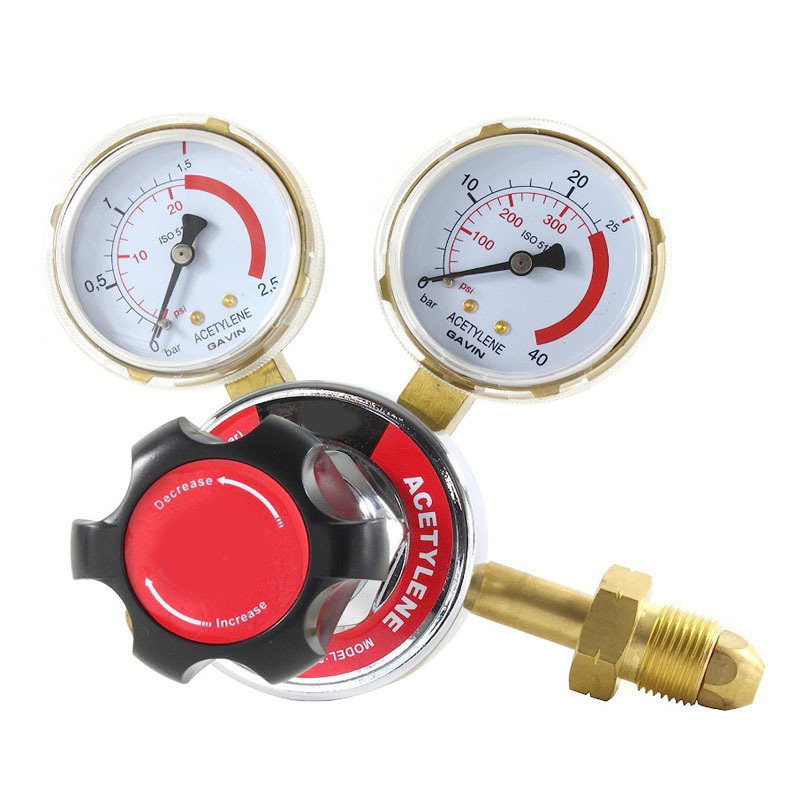 氧气表减压器全铜本体调节阀 乙炔表丙烷表氮气表出口巴西智利