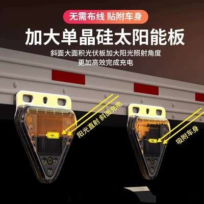 Tail light Warning Strobe Light Strong Light