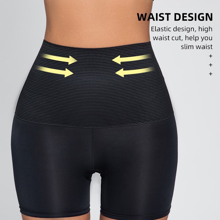 Pantalón Bóxer Moldeador de Talle Alto de Nylon, Control de Abdomen y Levantador de Glúteos