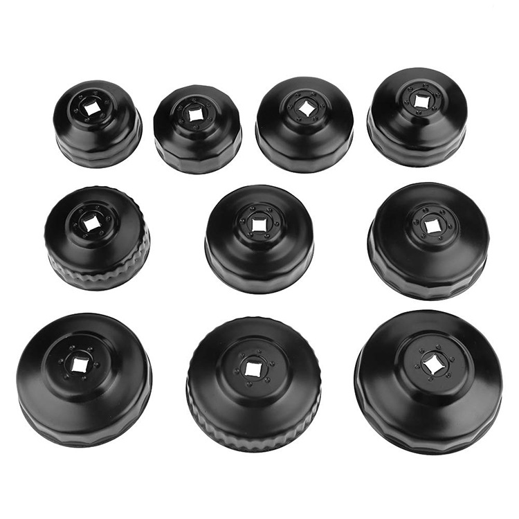 10 piezas tapa filtro de aceite llave de rejilla de aceite llave traje máquina filtro desmontaje herramienta desmontaje llave image 3
