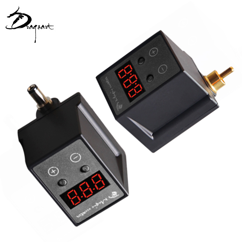 Dragon Art equipo de tatuaje fuente de alimentación del tatuaje mini tatuaje fuente de alimentación inalámbrica máquina de examen escrito al por mayor especial