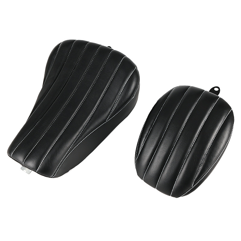 Suitable for Harley 883N L Version X48 1200 Modified Front and Rear Seat Cushions, Rear Seat Cushions, Thickeneded Leather Seat Bags, Front Seats